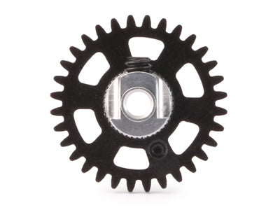 NSR2006432 2mm SIDEW soft plastic Gear 32t Black w/alumin hub dia 17.5mm