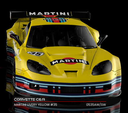 NSR 0535AW - PRE-ORDER NOW! - Corvette C6R - Martini Yellow #35