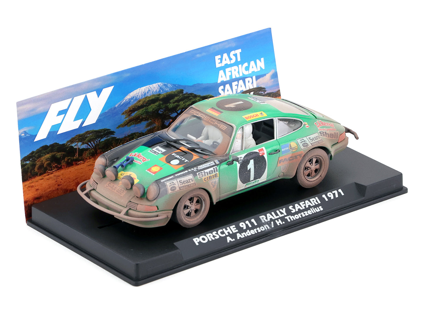 Fly A2084AR - Porsche 911 #1 - '71 Rally Safari - 'After Race' Version