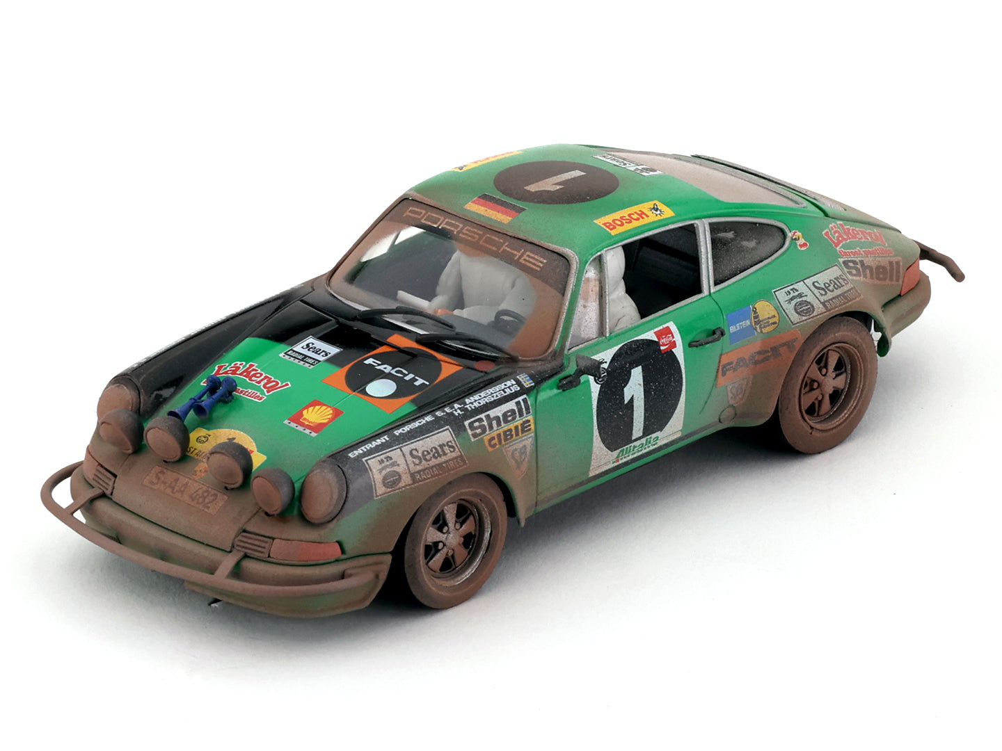 Fly A2084AR - Porsche 911 #1 - '71 Rally Safari - 'After Race' Version