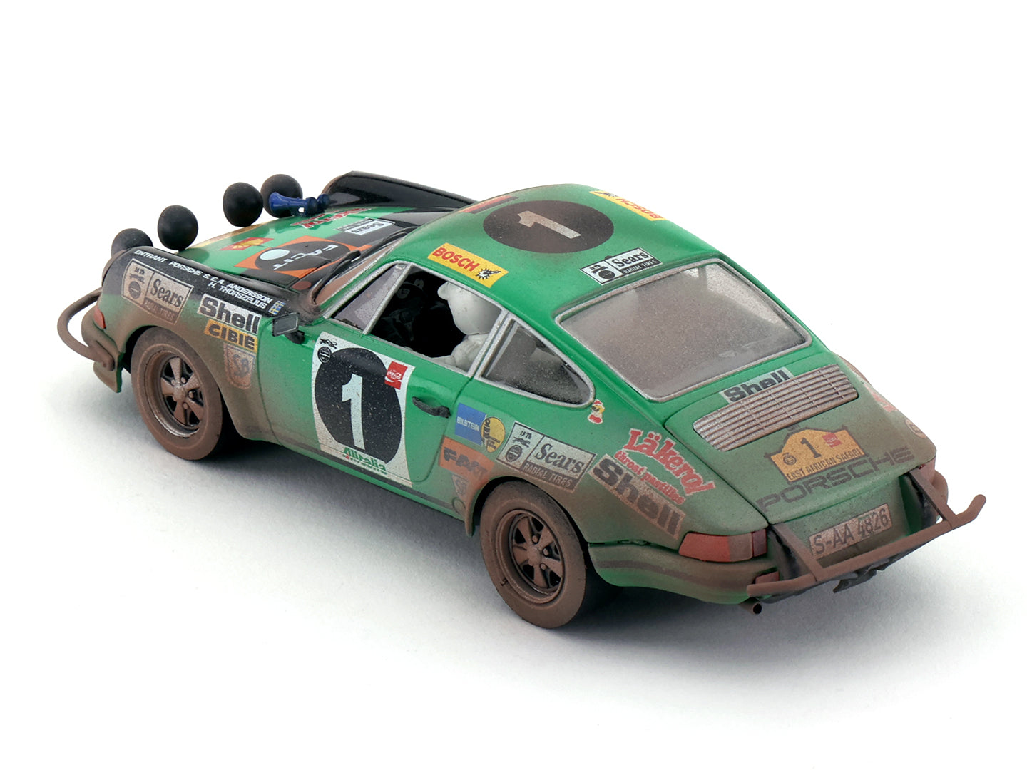 Fly A2084AR - Porsche 911 #1 - '71 Rally Safari - 'After Race' Version