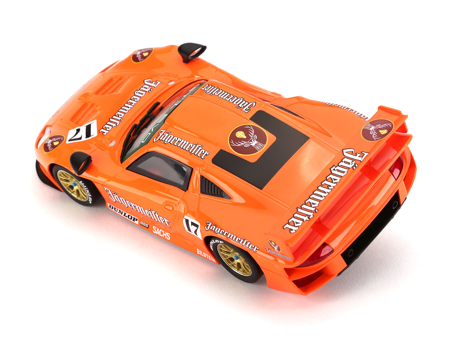 MR Slotcar MR1024 - Porsche 911 GT1 EVO - Jagermeister Tribute Livery #17