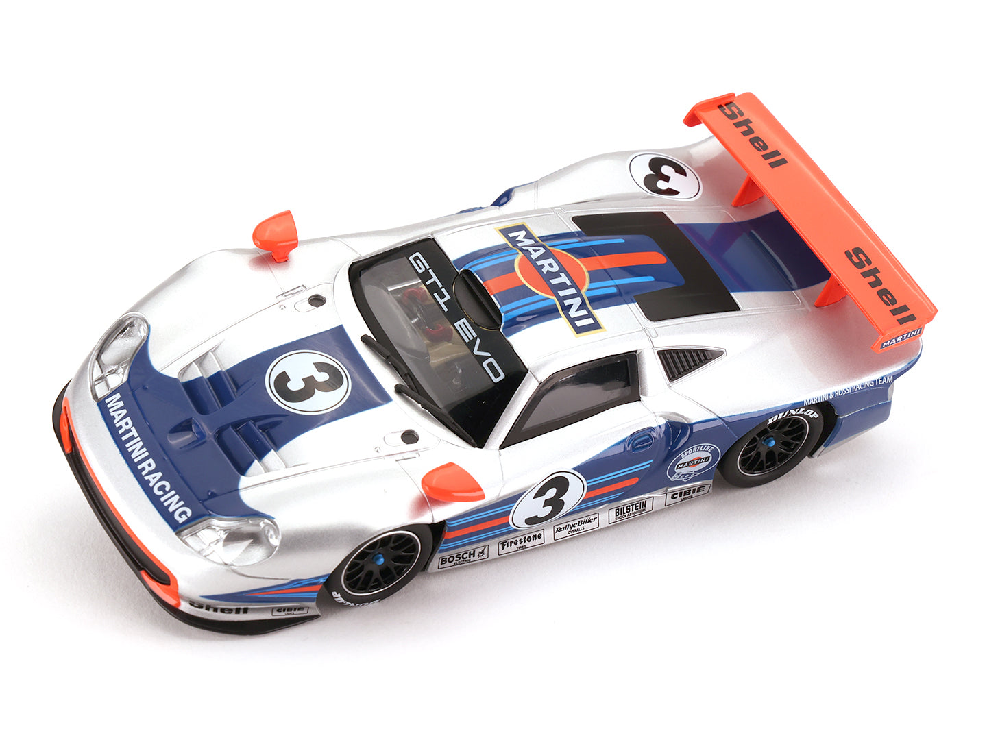 MR Slotcar MR1025 - Porsche 911 GT1 EVO - Martini & Rossi Tribute Livery #3