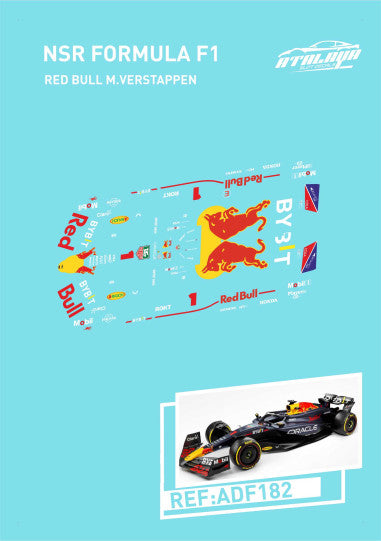 Atalaya Decals ADF182 - For NSR F22 - Red Bull - Max Verstappen