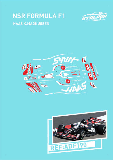 Atalaya Decals ADF190 - For NSR F22 - Haas - Kevin Magnussen