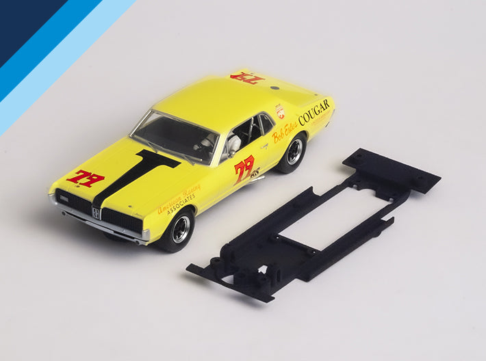 C720181 Scalextric Mercury Cougar Chassis Slot.it Slim IL