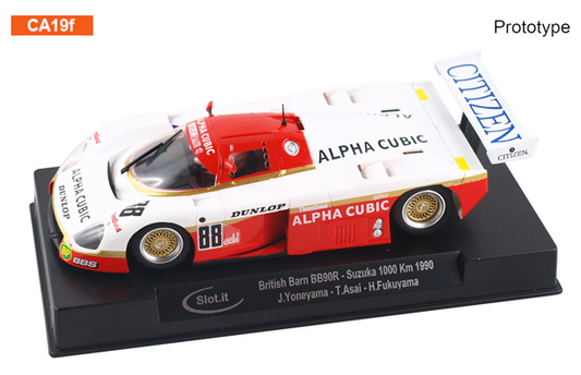 Slot.it CA19F - PRE-ORDER NOW! - British Barn BB90R #88 (Toyota 88C) - '90 Suzuka 1000km