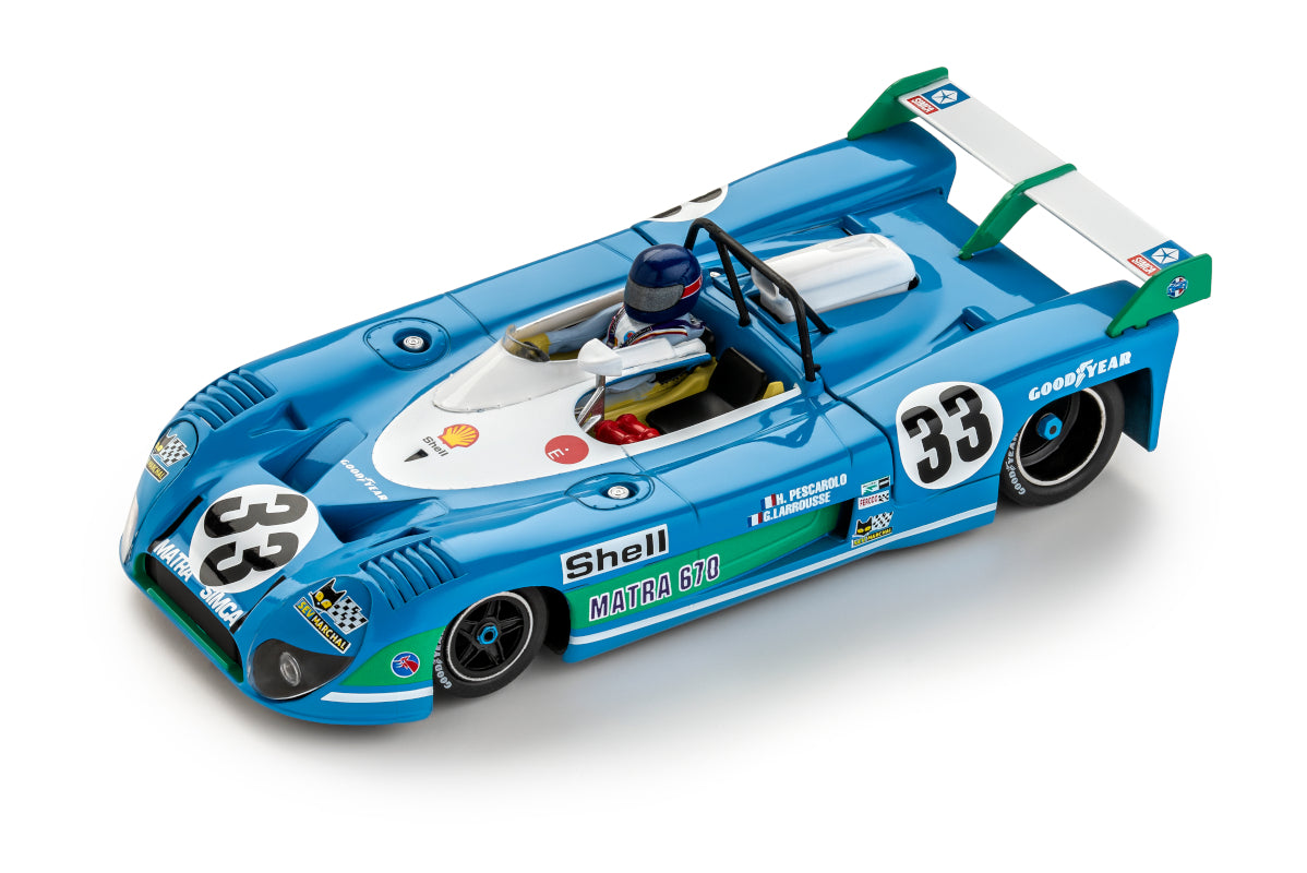 Slot.it CA57A - PRE-ORDER NOW! - Matra Simca MS670B - Shell #33 - '73 Watkins Glen Winner