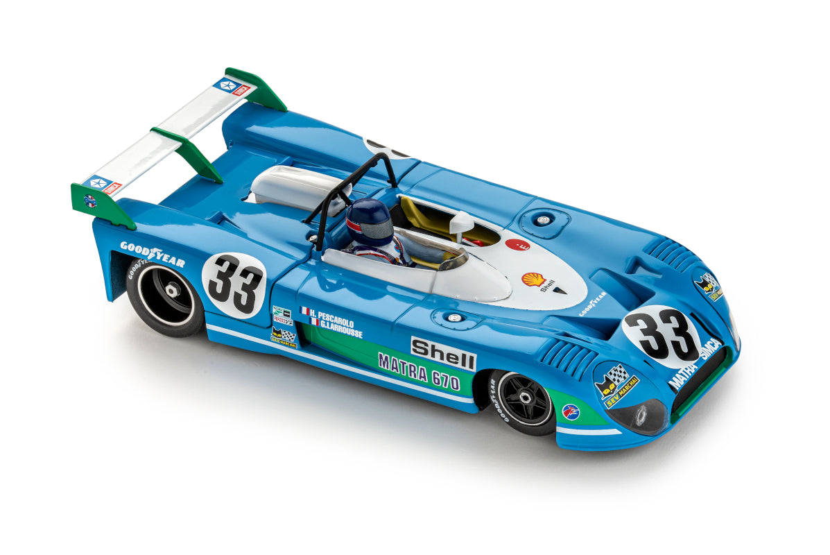 Slot.it CA57A - PRE-ORDER NOW! - Matra Simca MS670B - Shell #33 - '73 Watkins Glen Winner