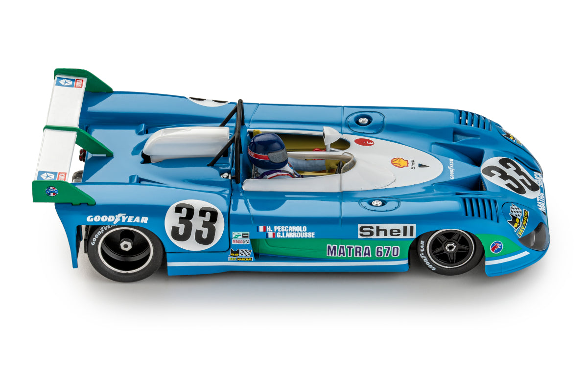 Slot.it CA57A - PRE-ORDER NOW! - Matra Simca MS670B - Shell #33 - '73 Watkins Glen Winner