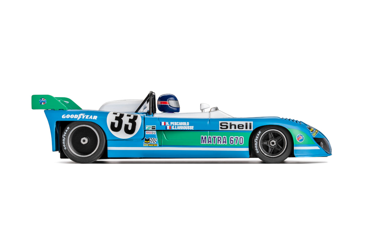 Slot.it CA57A - PRE-ORDER NOW! - Matra Simca MS670B - Shell #33 - '73 Watkins Glen Winner