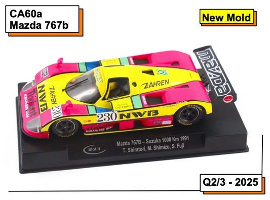 Slot.it CA60A - PRE-ORDER NOW! - Mazda 787B - NWB #230 - '91 Suzuka 1000km