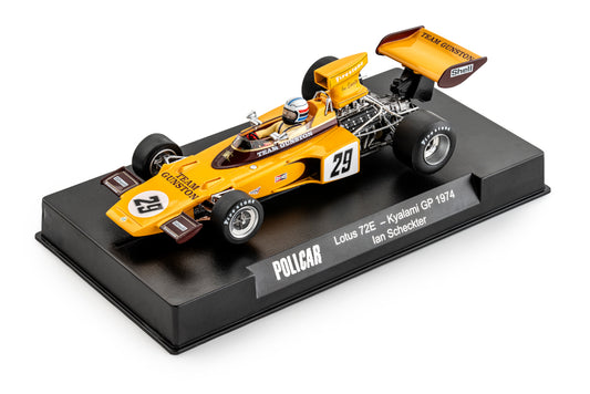 Policar PCAR02I - PRE-ORDER NOW! - Lotus 72E - Ian Scheckter #29 - '74 Kyalami GP