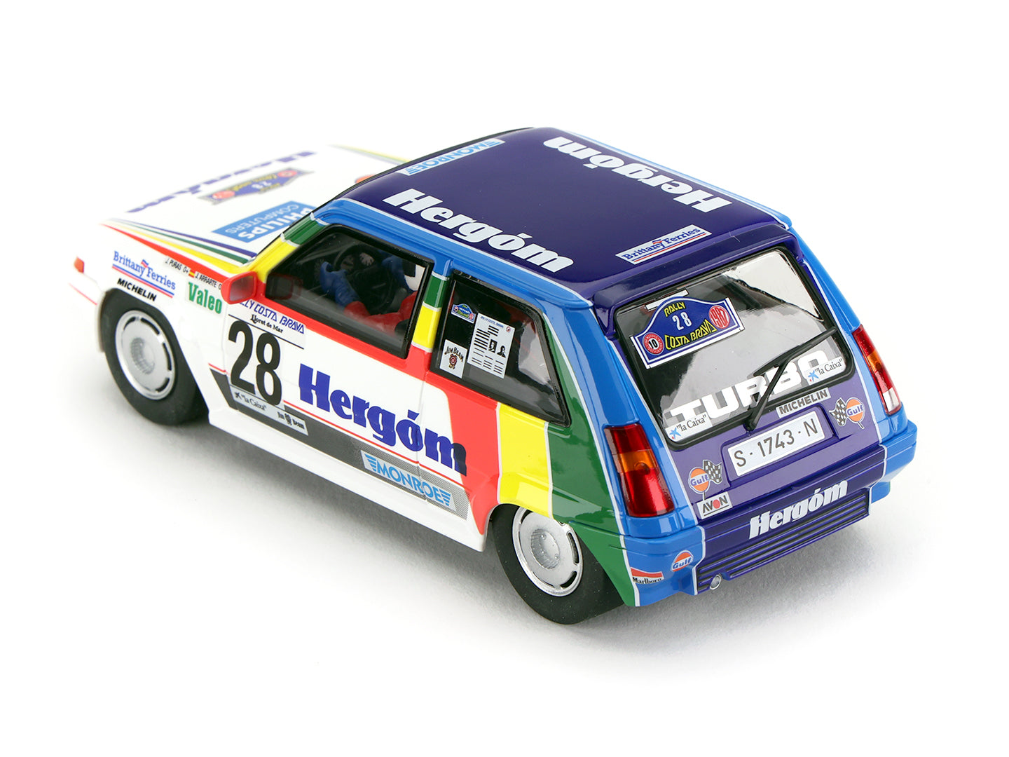 Fly E2073 - Renault 5 GT Turbo #28 - '87 Rally Costa Brava - Foro Slot 2024 Limited Edition