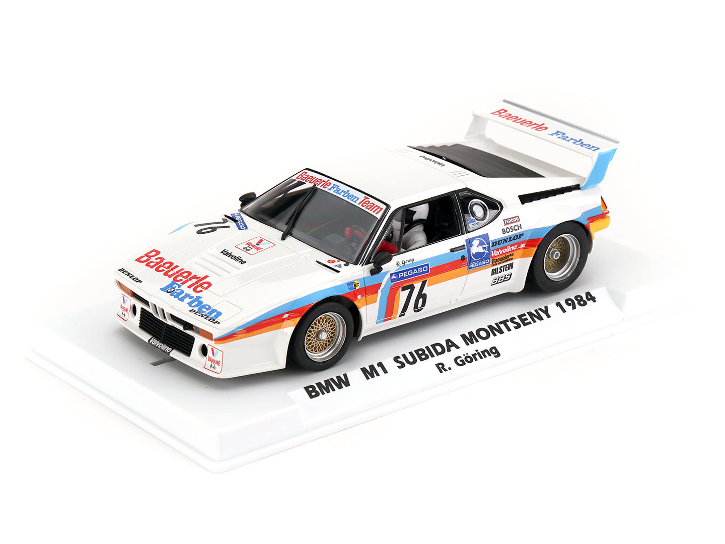 Fly E2086 - BMW M1 - Göring #76 - '84 Subida Montseny - Limited Edition