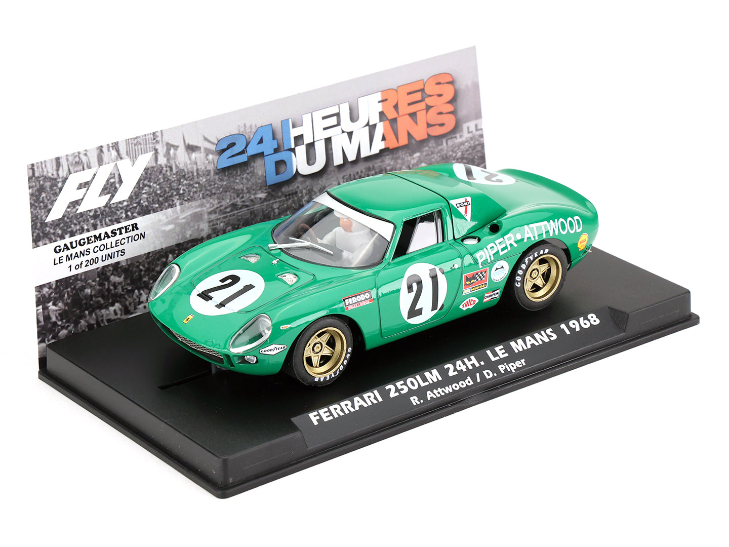 Fly ELM11 - Ferrari 250 LM - Piper / Attwood #21 - '68 Le Mans