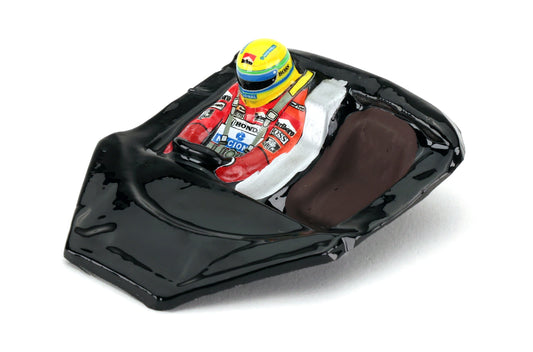 Interlagos Miniatures IM01L24BC - Painted Lexan Driver - Ayrton Senna - Mclaren - 1/24 Coupe