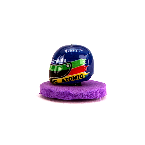 Interlagos Miniatures IM034B 1/32 Replica Helmet - Gerard Berger - Benetton