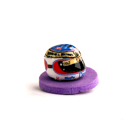 Interlagos Miniatures IM035B 1/32 Replica Helmet - Rubens Barrichello - '96 Jordan