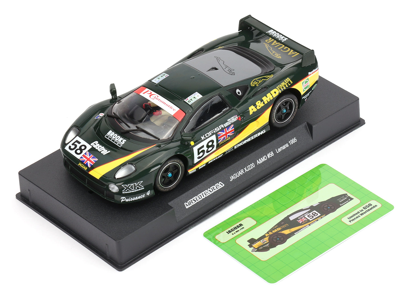 MR Slotcar MR1083 - PRE-ORDER NOW - Jaguar XJ220 C LM #58 AMD&D - '95 Le Mans