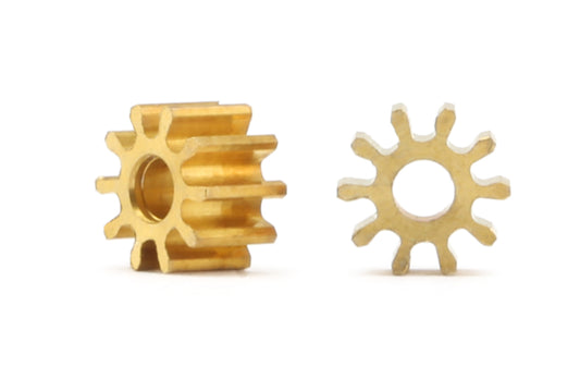 MR Slotcar MR4210 - Pinion Gear(2)-Brass 10Tx5.5mm-2.0mm Hole