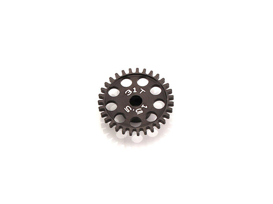 MR Slotcar MR6031 - Sidewinder Gear-31Tx15.5mm-ERGAL Black-3/32" axle-For MR Slotcar SW