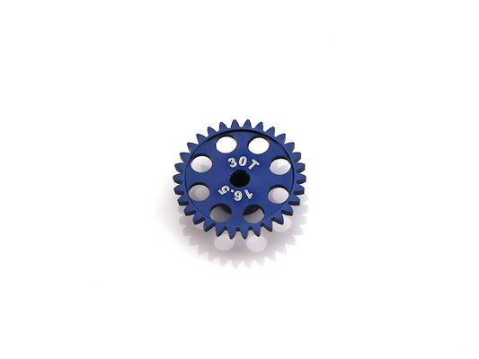 MR Slotcar MR6130R - Sidewinder Gear-30Tx16.5mm-ERGAL Blue-3/32" axle