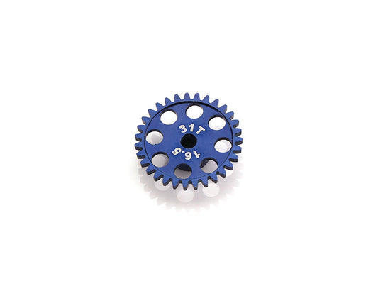 MR Slotcar MR6131R - Sidewinder Gear-31Tx16.5mm-ERGAL Blue-3/32" axle