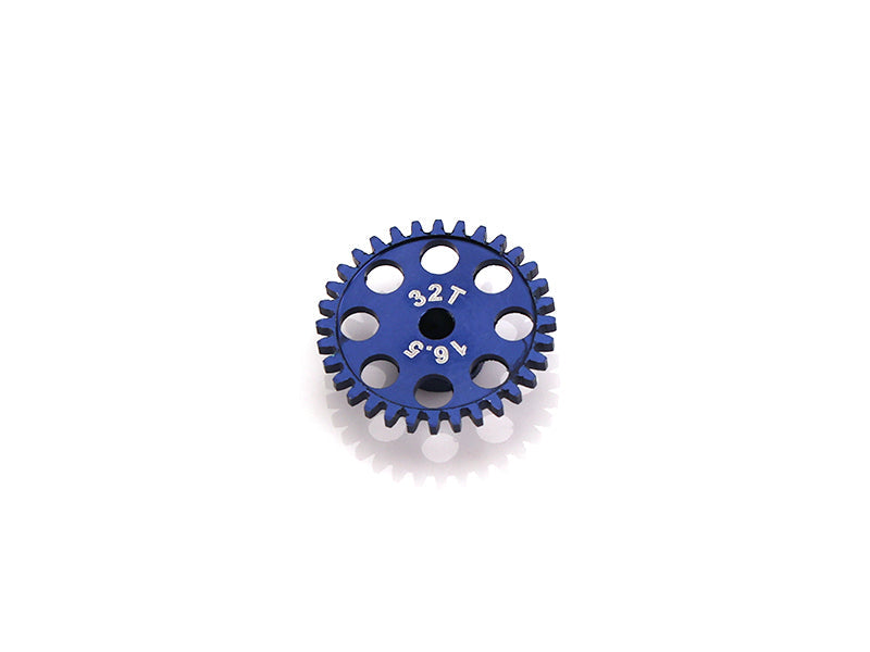 MR Slotcar MR6132R  - Sidewinder Gear-32Tx16.5mm-ERGAL Blue-3/32" axle