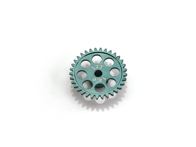 MR Slotcar MR6232 - Sidewinder Gear-32Tx18.0mm-ERGAL Green-3/32" axle