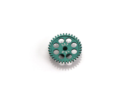 MR Slotcar MR6235 - Sidewinder Gear-35Tx18.0mm-ERGAL Green-3/32" axle