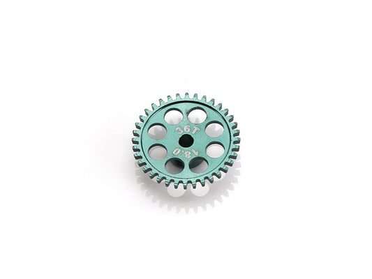 MR Slotcar MR6236 - Sidewinder Gear-36Tx18.0mm-ERGAL Green-3/32" axle