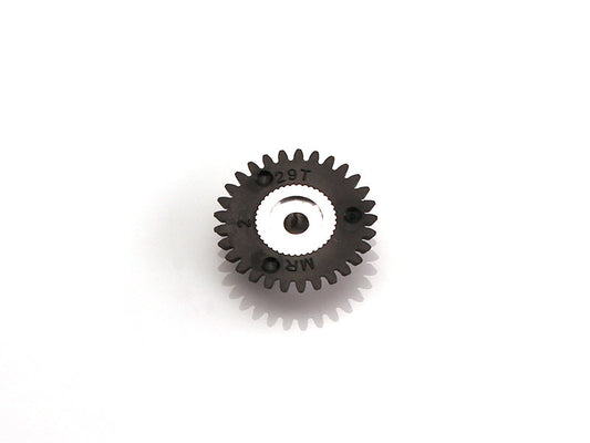 MR Slotcar MR6629P - Anglewinder Gear-29Tx15.5mm-Plastic/Alum Hub Black-3/32" axle