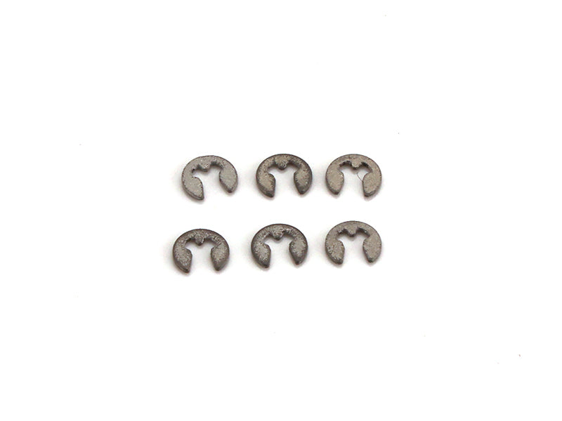 MR Slotcar MR8027 - Replacement "e"-clips for front end suspension - pack of 6