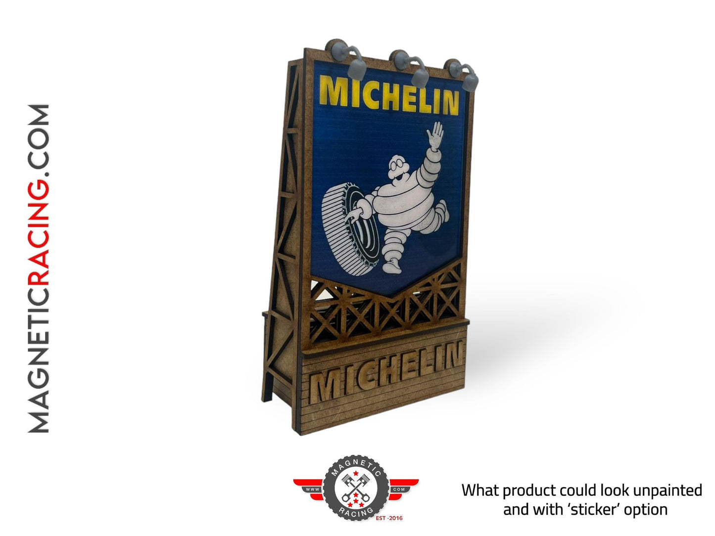 Magnetic Racing MRA077 - Michelin Man Billboard (Sticker)