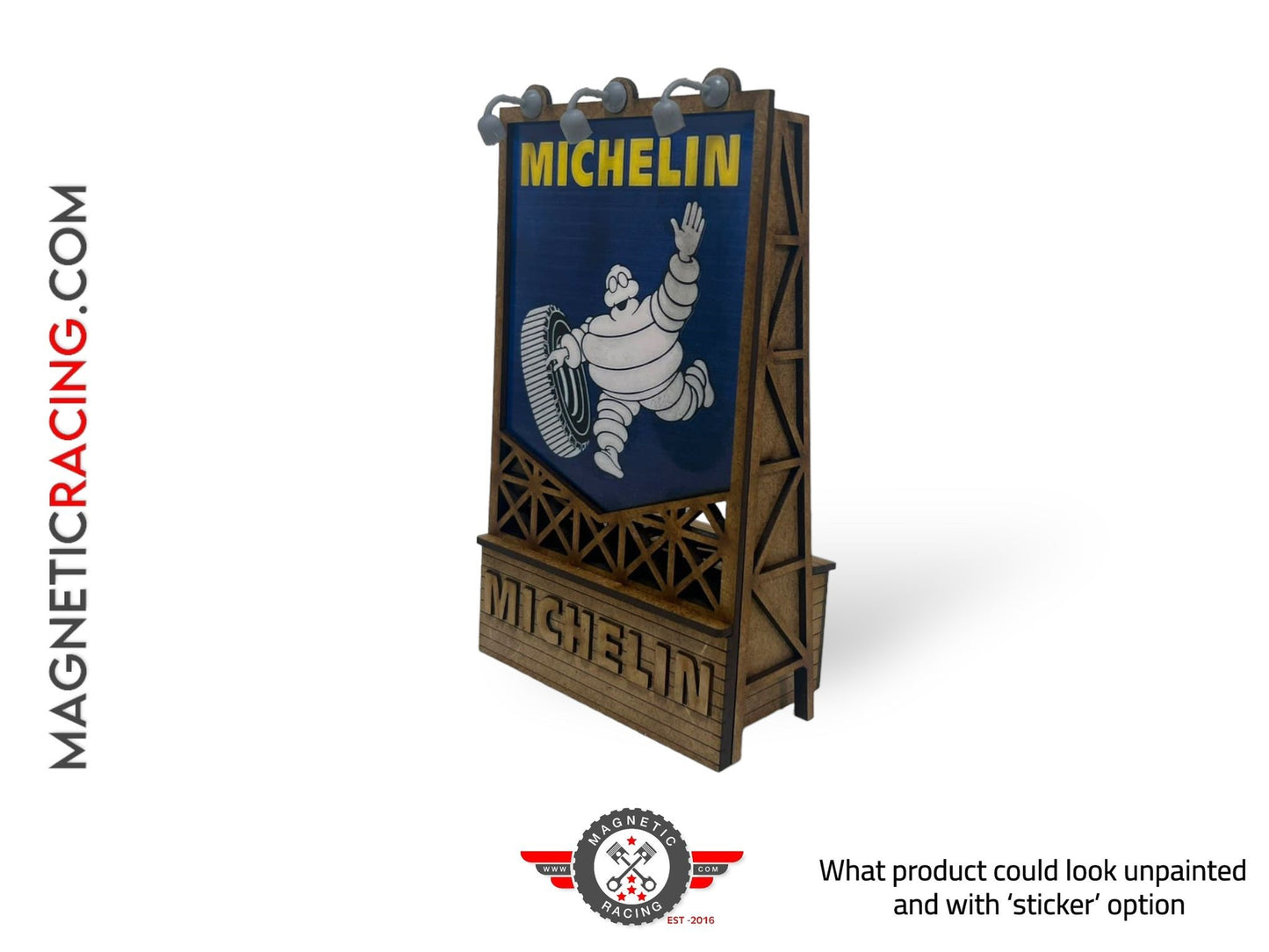 Magnetic Racing MRA077 - Michelin Man Billboard (Sticker)