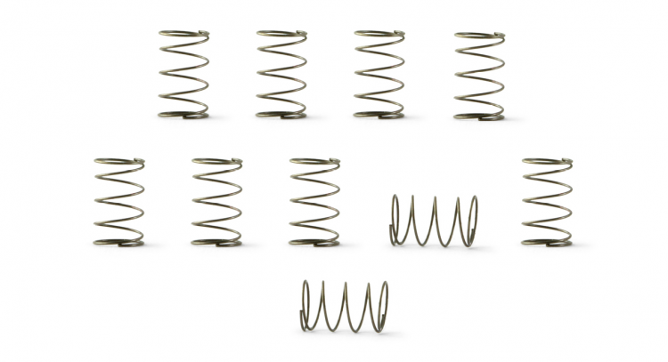 NSR1297 SUSPENSION SOFT SPRINGS 6MM (10 PCS)