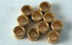 NSR4816 AXLE SPACERS 3/32 .100" BRASS (10pcs)