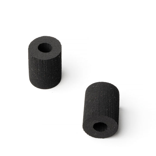 NSR 5354 - Sponge Donut Tires - 22 x 9 x 28mm - Low Grip for Plastic Cars - pack of 2