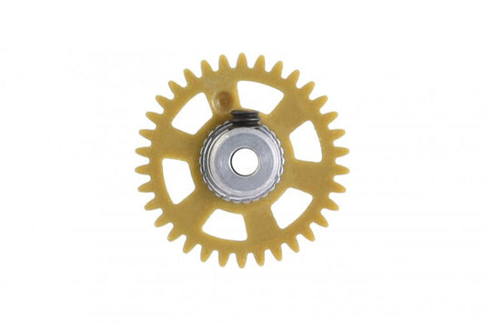 NSR6434EVO 3/32 SIDEW SOFT PLASTIC GEAR 34T GOLD D.17.5MM - W/EVO ULTRALIGHT&BALANCED HUB