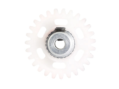 NSR6627 3/32 ANGLEW soft plastic Gear 27t WHITE w/alu hub dia. 16mm