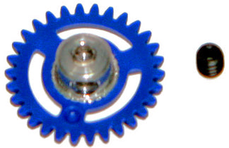 NSR6630 3/32 ANGLEW soft plastic Gear 30t DARK BLUE w/alu hub dia. 16mm