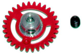 NSR6631 3/32 ANGLEW soft plastic Gear 31t RED w/alu hub dia. 16mm