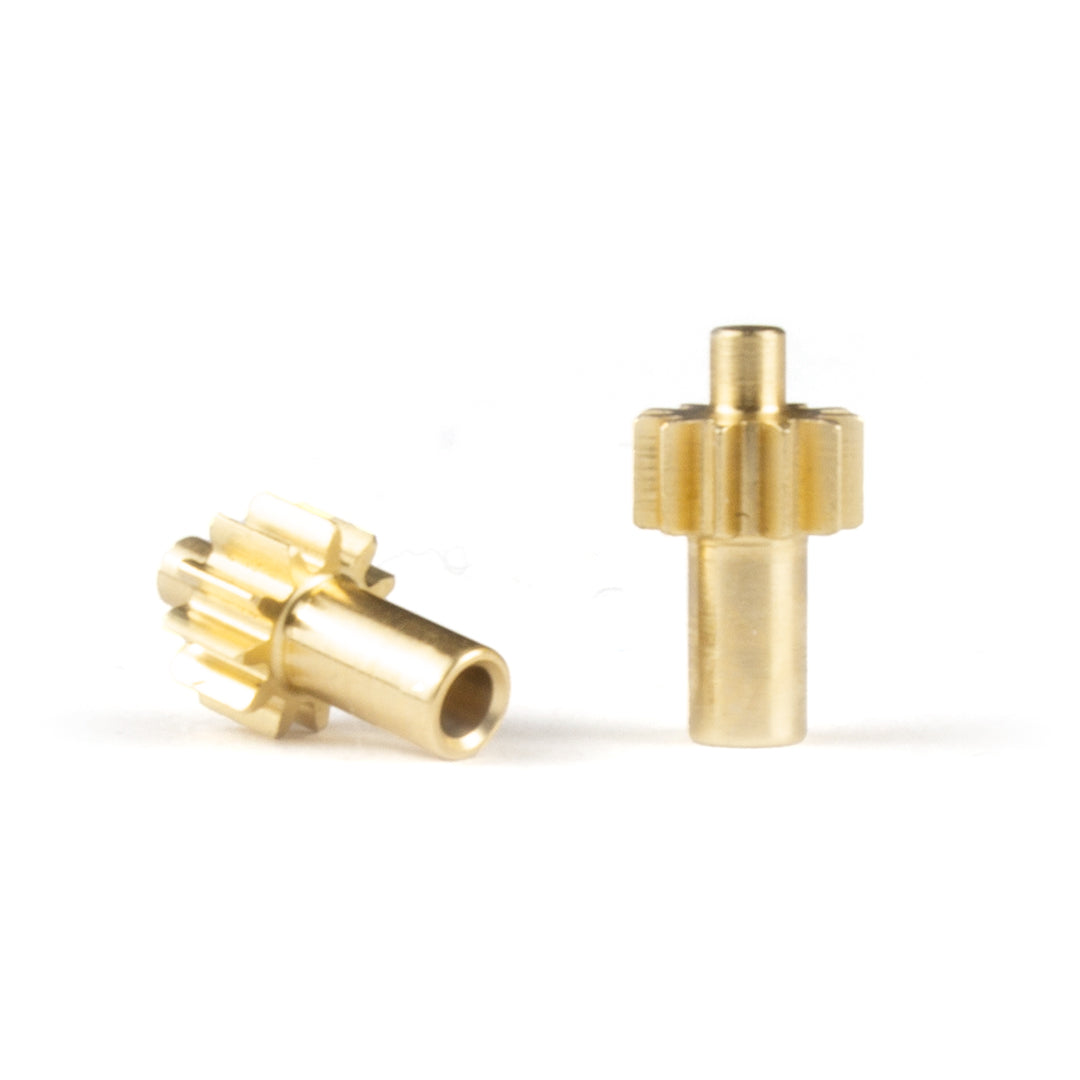 NSR 6710EVO3 - 10T Inline Brass Pinion - EVO3 No Friction - 5.5mm - for Formula 22 - pack of 2