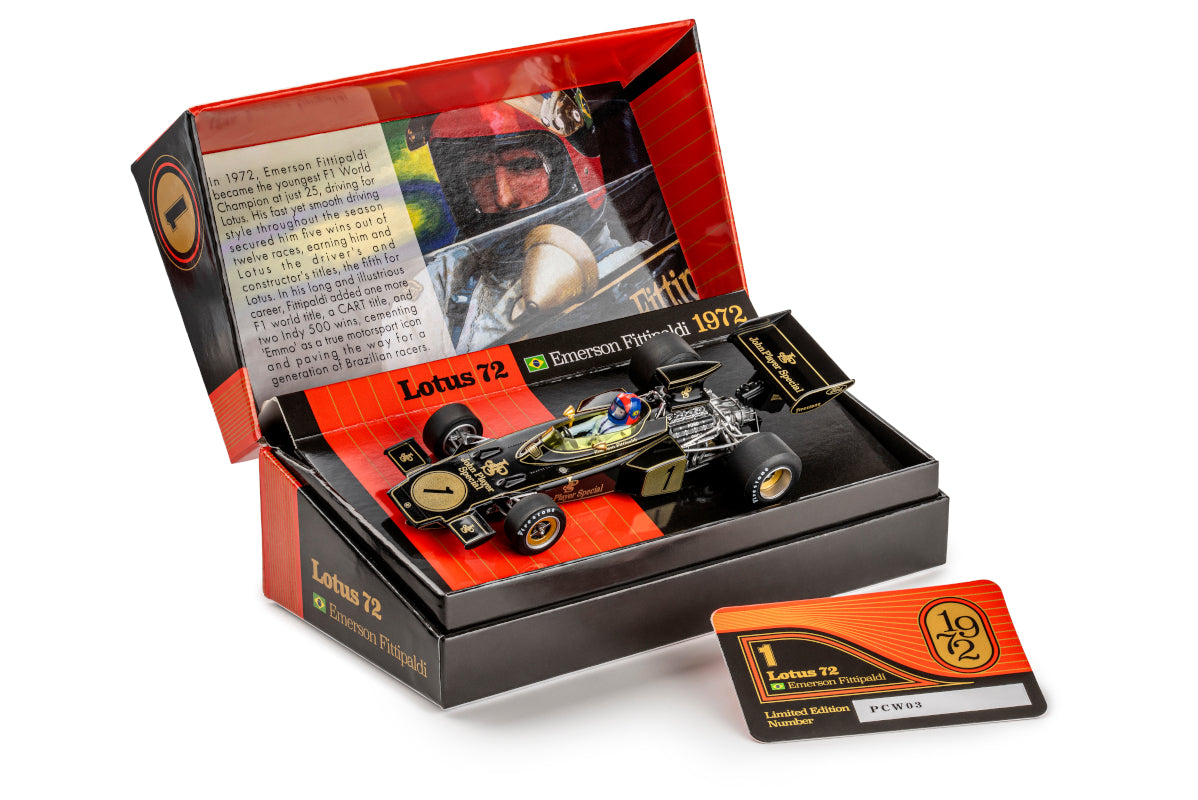 Policar PCW03 - PRE-ORDER NOW! - Lotus 72 - Emerson Fittipaldi - '72 F1 World Champion