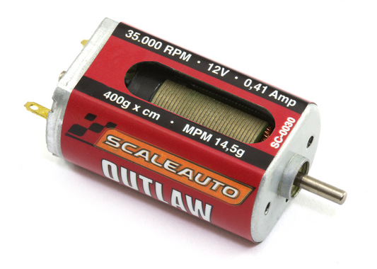 Scaleauto SC-0030 - Long-Can 'Outlaw' Motor - 35,000 rpm - with Active Cooling