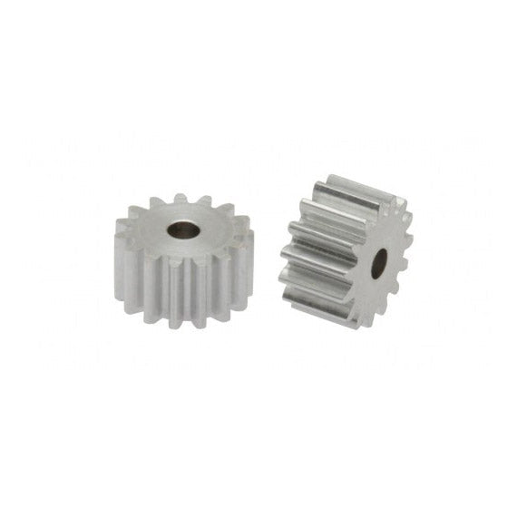 Scaleauto SC-1035 - Aluminum Pinion, 15T, for 2mm shaft, pack of 2