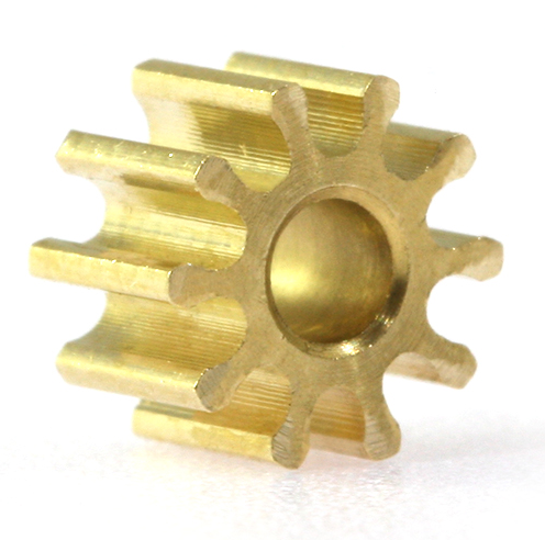 Scaleauto SC-1093A55 - Brass Pinion - 10T x 5.5mm - pack of 2