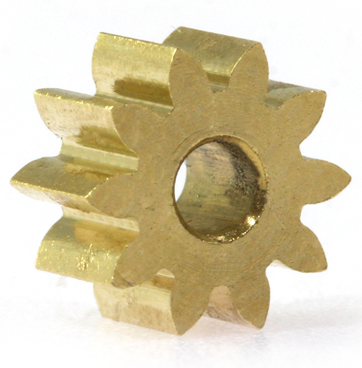 Scaleauto SC-1093A65 - Brass Pinion - 10T x 6.5mm - pack of 2