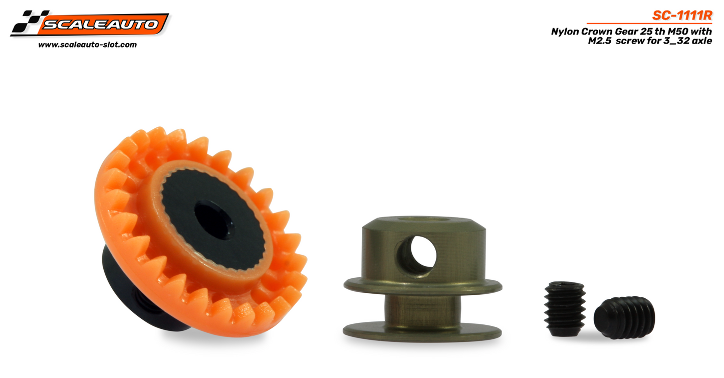 Scaleauto SC-1111R - Nylon Crown Gear, 23T, for 3/32 axle